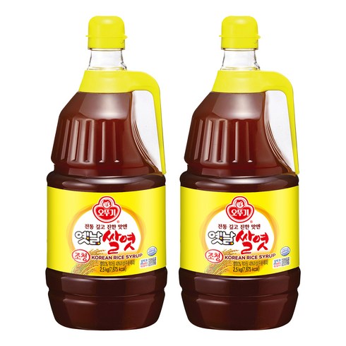 오뚜기옛날 조청 쌀엿, 2.5kg, 2개