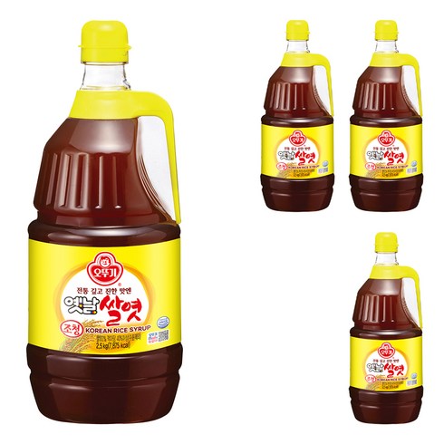 오뚜기옛날 조청 쌀엿, 2.5kg, 4개