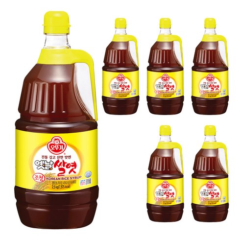 오뚜기옛날 조청 쌀엿, 2.5kg, 6개
