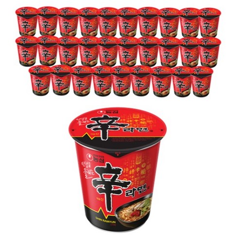 신라면 컵 65g, 30개