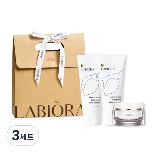 라비오라 레몬꿀팩 2p + 루티산크림 세트, 3세트