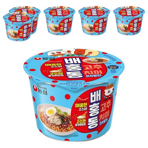 배홍동 큰사발면 116g, 6개