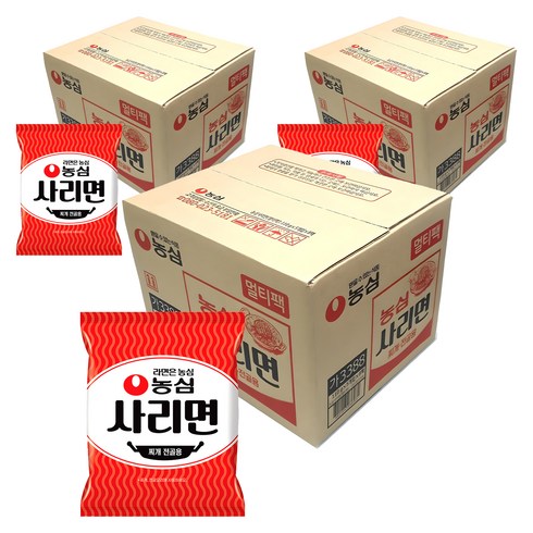 농심 사리면 110g, 120개