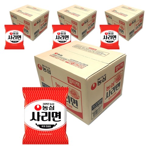 농심 사리면 110g, 160개