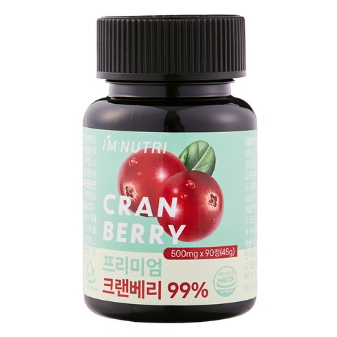 아임뉴트리 프리미엄 크랜베리 정 45g, 1개, 90정