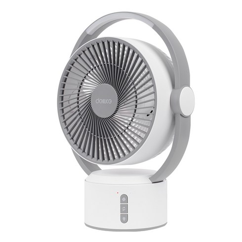 델루체 LED 충전식 무선 선풍기, DLF-CP90NK