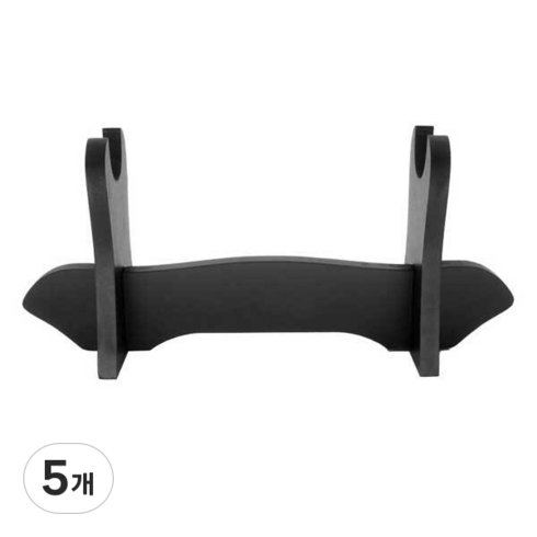 1단 일반 도검좌대, 검정, 5개