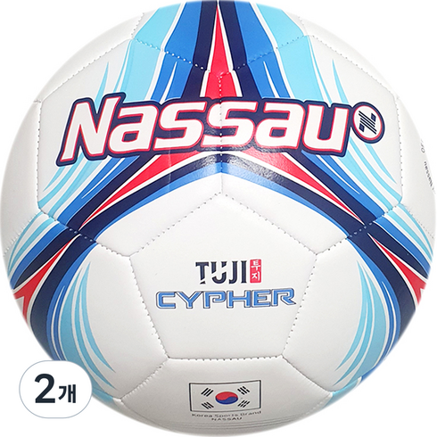 낫소 투지 싸이퍼 축구공 NDCPW, NDCPW-4, 2개
