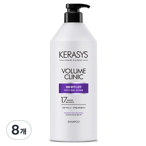 케라시스 볼륨 클리닉 단백질 샴푸 플로럴파우더향, 980ml, 8개
