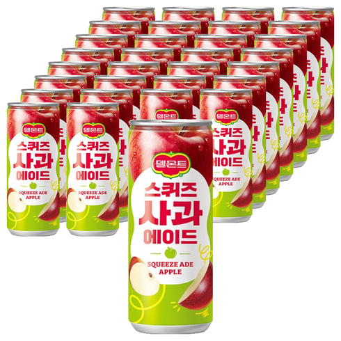 델몬트 스퀴즈 사과 에이드, 240ml, 90개