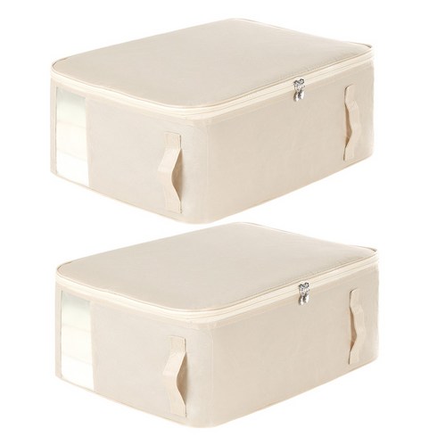 코멧 대용량 의류 이불 수납 정리 파우치 45 L, 1세트, 2개입