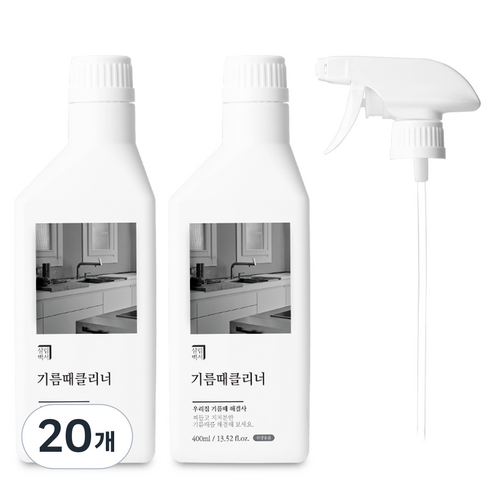 살림백서 기름때 클리너, 400ml, 20개