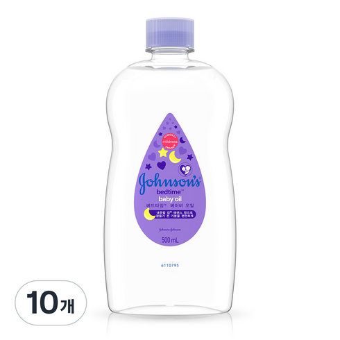 존슨즈베이비 베드타임 베이비 오일, 500ml, 10개