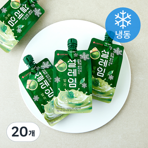 롯데웰푸드 설레임 말차 (냉동), 20개, 1개입, 160ml