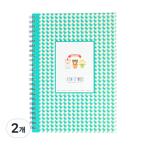 제이밀크 달콤한파티 수유일지, 블루, 2개