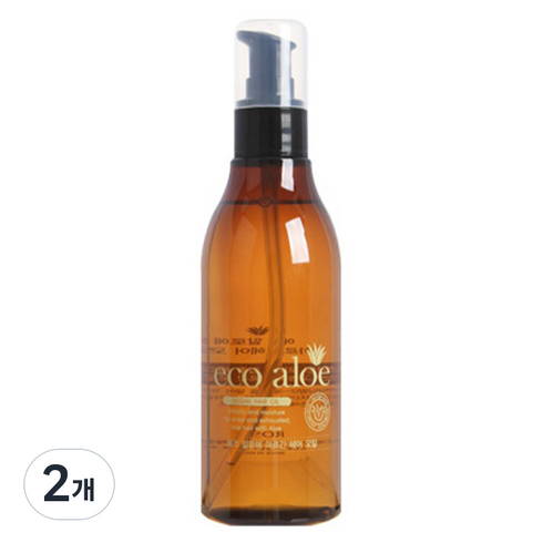 로제 에코 알로에 아르간 헤어 오일, 2개, 200ml