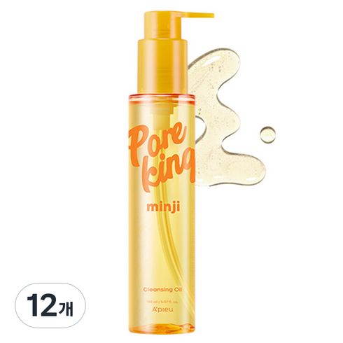 어퓨 모공대장 민지 클렌징 오일, 12개, 150ml