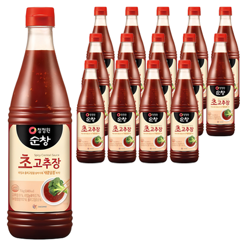 청정원순창 초고추장, 1kg, 15개