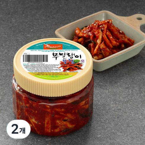강경신안상회 무말랭이 무침, 500g, 2개