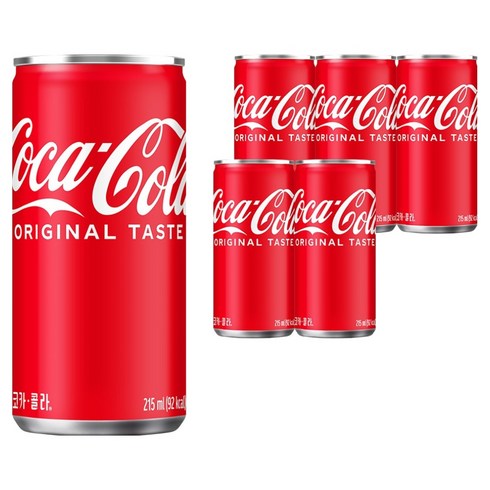 코카콜라 오리지널, 215ml, 6개