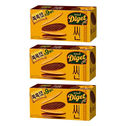 닥터유 다이제 씬, 252g, 3개