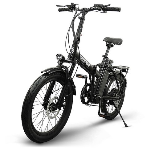 레이윙 디스커버리 엔트리 10.4A 36V 350W 배터리 접이식 전기자전거 50cm F20E, 스틸, 블랙