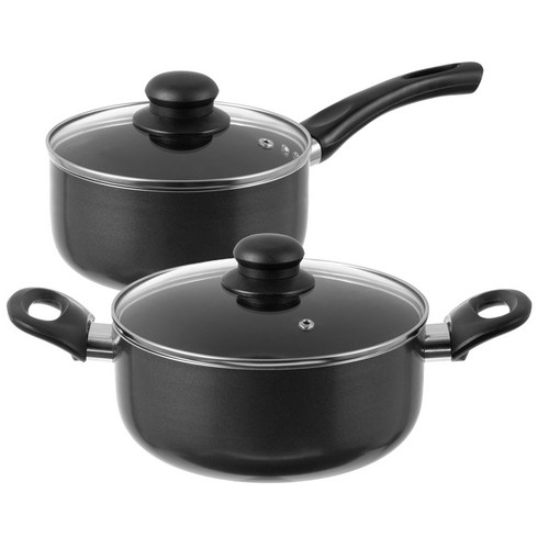 탐사 세라믹 코팅 냄비 2종 세트 (인덕션 사용 가능) [국내 생산], 딥블랙, 편수 냄비 16cm + 양수 냄비 20cm, 1개