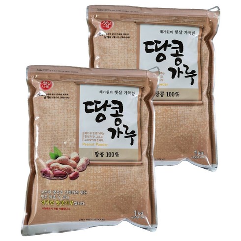 햇살나래 땅콩가루, 1kg, 2개