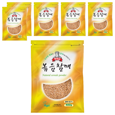 배대감 볶음참깨, 400g, 6개