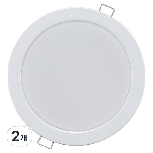 KimS LED 다운라이트 매입등 20W, 주광색, 2개