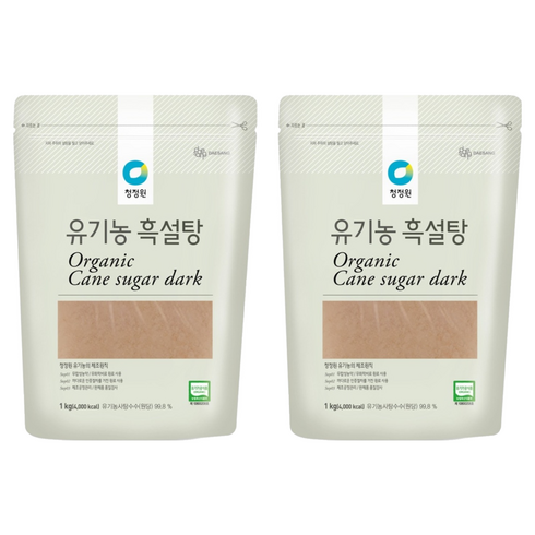 청정원 흑설탕, 1kg, 2개