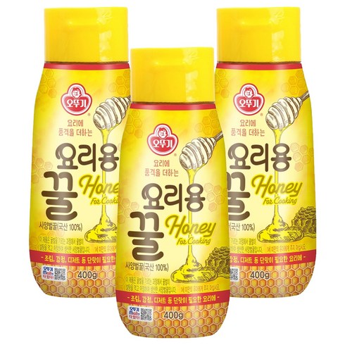 오뚜기 요리용 꿀, 400g, 3개