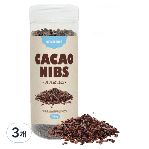 너츠브라더 카카오닙스, 250g, 3개