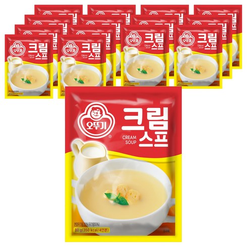 오뚜기 크림스프, 80g, 15세트