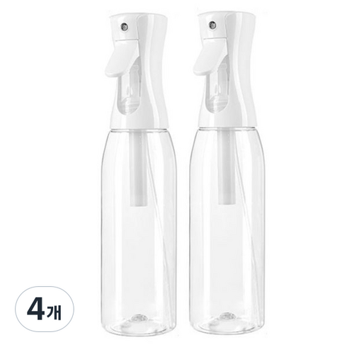 모리앤 압축 안개스프레이 대용량 분무기 500ml, 4개, 화이트