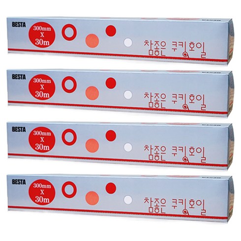 베스타 참좋은 쿠킹 호일, 30m, 4개