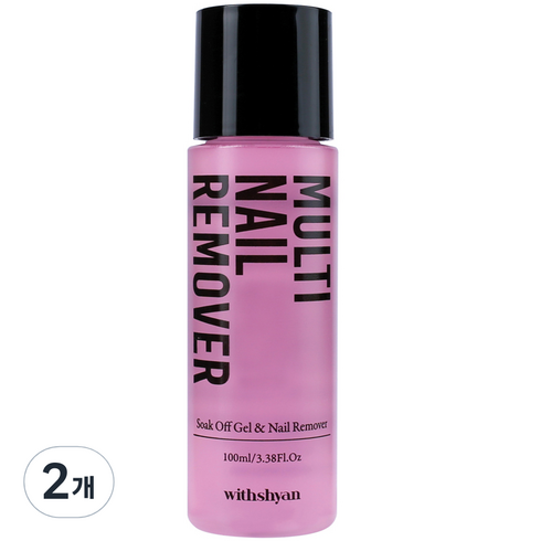 위드샨 멀티 쏙오프 젤네일리무버, 100ml, 2개