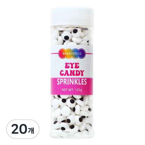 베이크리데코 아이캔디 스프링클, 125g, 20개