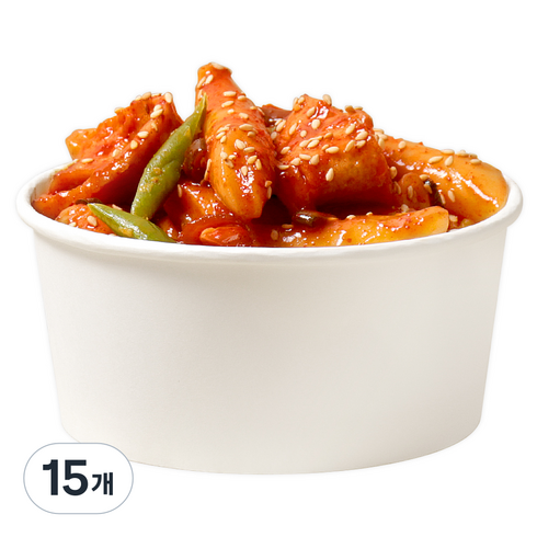 무지 종이용기 520cc, 100개입, 15개