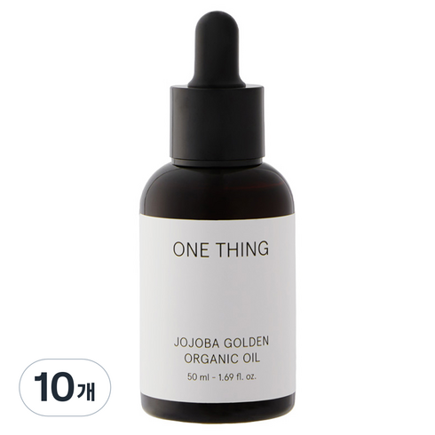 원씽 유기농 비정제 냉압착 호호바 오일, 50ml, 10개