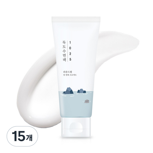 라운드랩 1025 독도 수면팩, 100ml, 15개