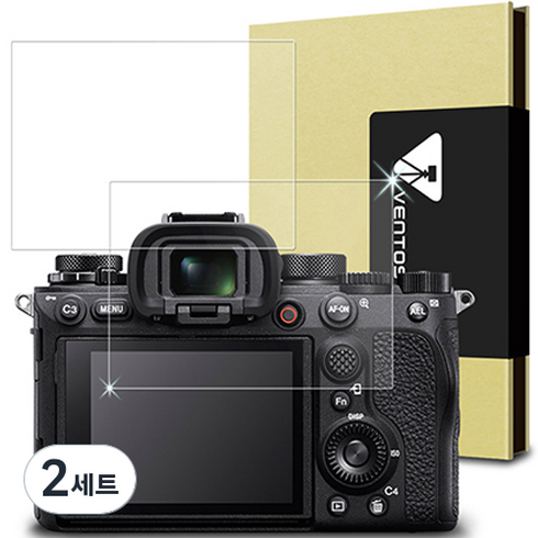 벤토사 캐논 EOS R6 카메라 강화 유리 액정보호필름 2p 세트, VTS-CCDF, 2세트