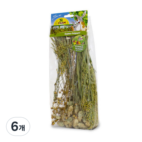 JR팜 반려동물 니블 포푸리 간식 04849, 6개, 50g