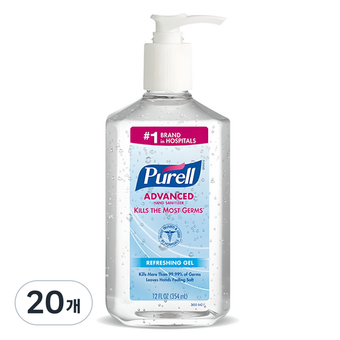 퓨렐 손소독제, 354ml, 20개