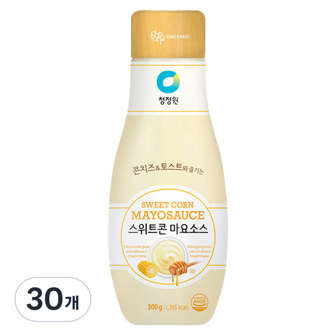 청정원 스위트콘 마요소스, 300g, 30개