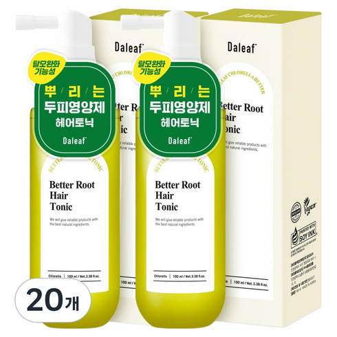 달리프 클로렐라 베러 루트 헤어토닉, 100ml, 20개