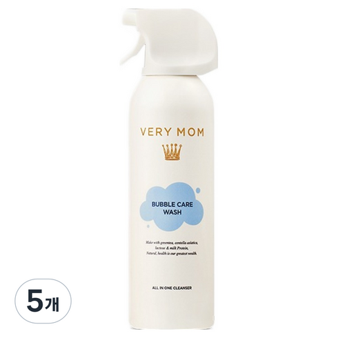 베리맘 유아용 버블케어워시, 5개, 200ml