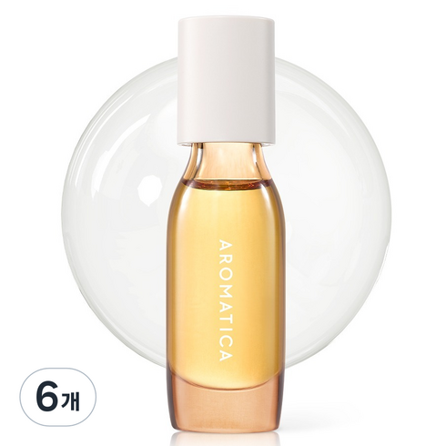 아로마티카 아로마테라피 롤온 굿바이브, 6개, 9ml