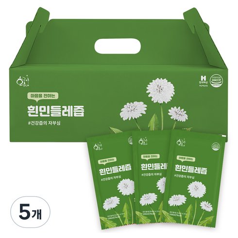 황금이네 흰민들레즙 진액 엑기스 100ml 30포, 3L, 5개