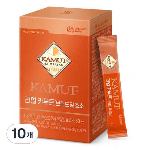 대상웰라이프 정품 리얼 카무트 브랜드 밀 효소 30p, 90g, 10개